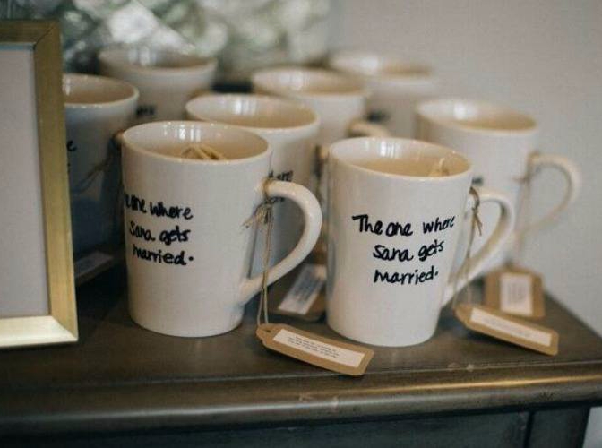 Friends personalised coffee mugs